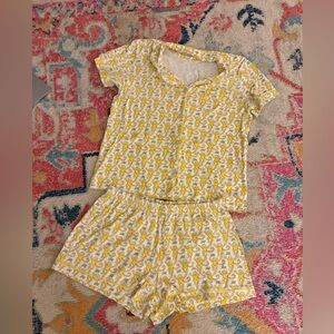 Roller Rabbit Yellow Monkey Pajamas (no longer sold)